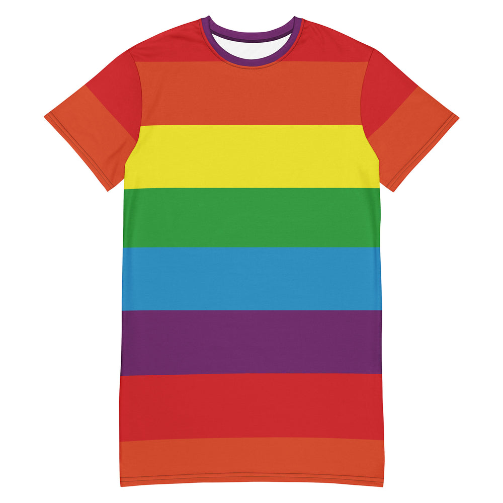Rainbow Pride T-shirt dress