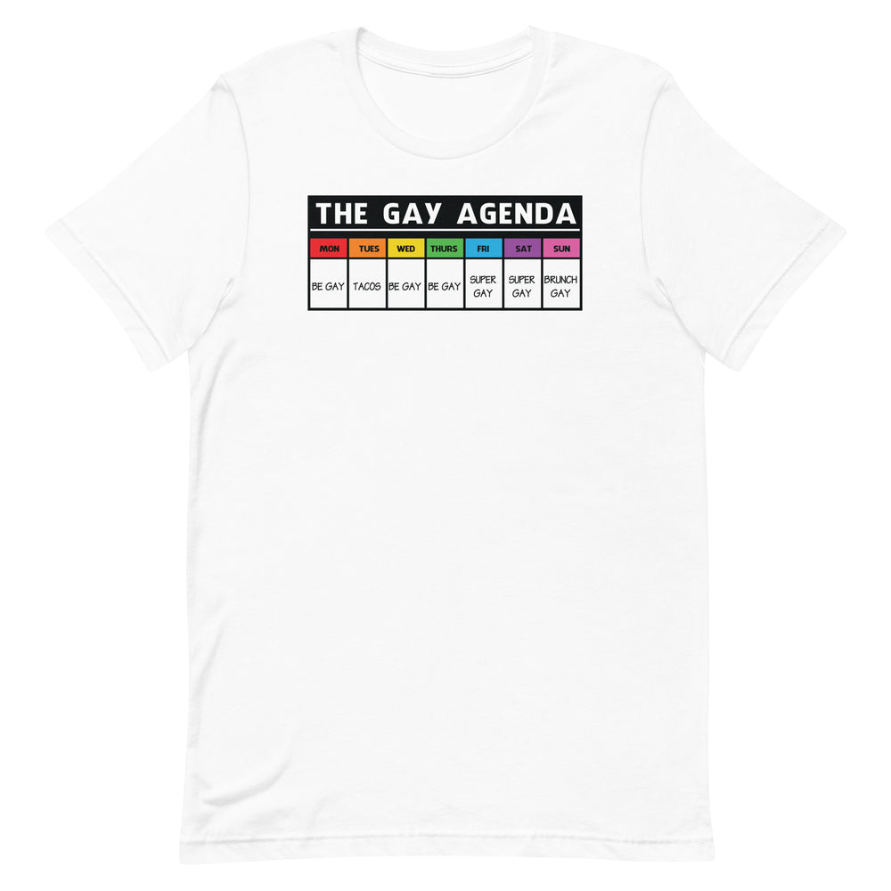 The Gay Agenda Unisex t-shirt