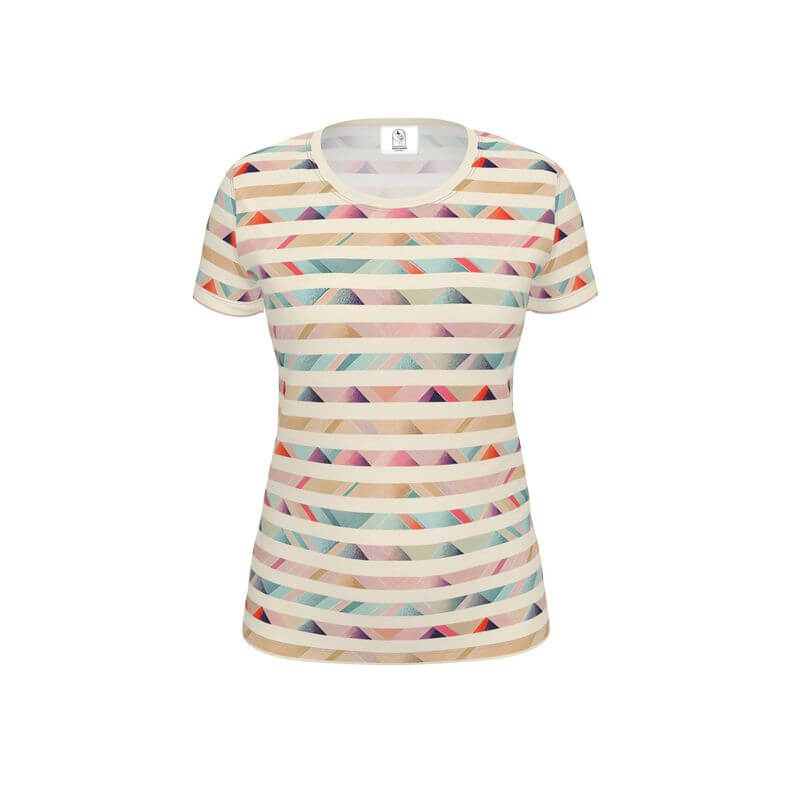 Abstract Boho Stripes Eco T-Shirt