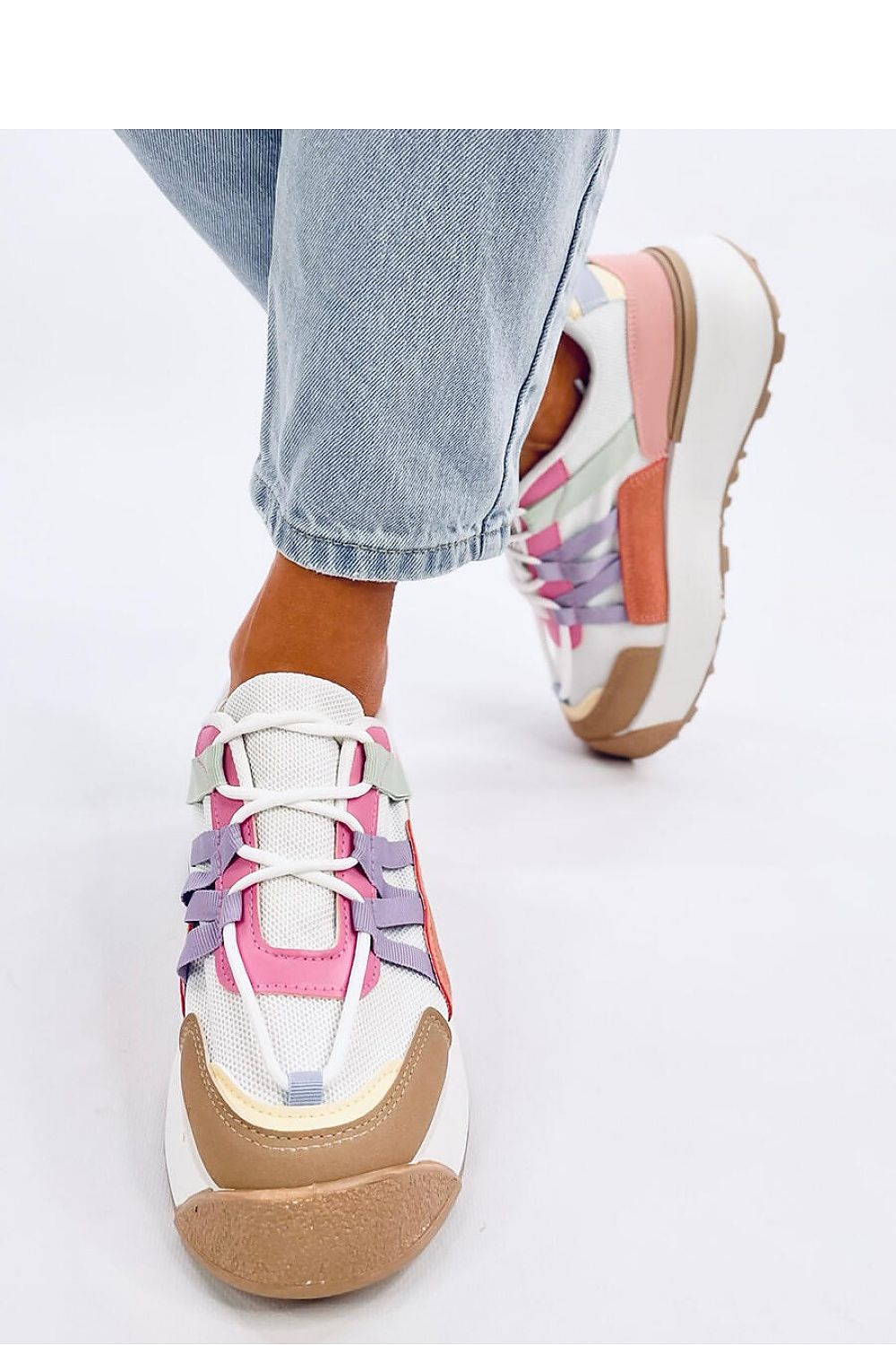 Inello Platform Sneakers: Colorful & Trendy Sports Shoes with High Soles