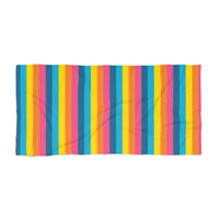 Summer Rainbow Beach Towel