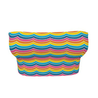 Summer Rainbow Bandeau Top