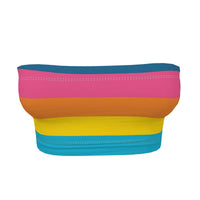 Summer Rainbow Bandeau Top