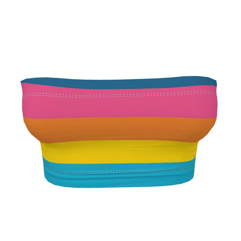 Summer Rainbow Bandeau Top