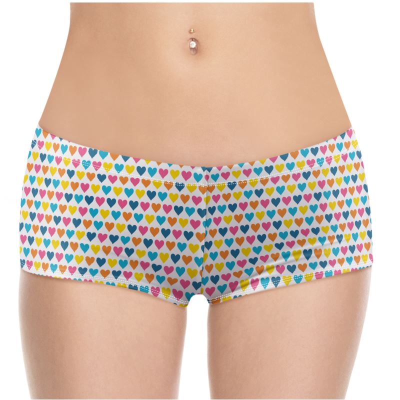 Summer Hearts Boy Shorts