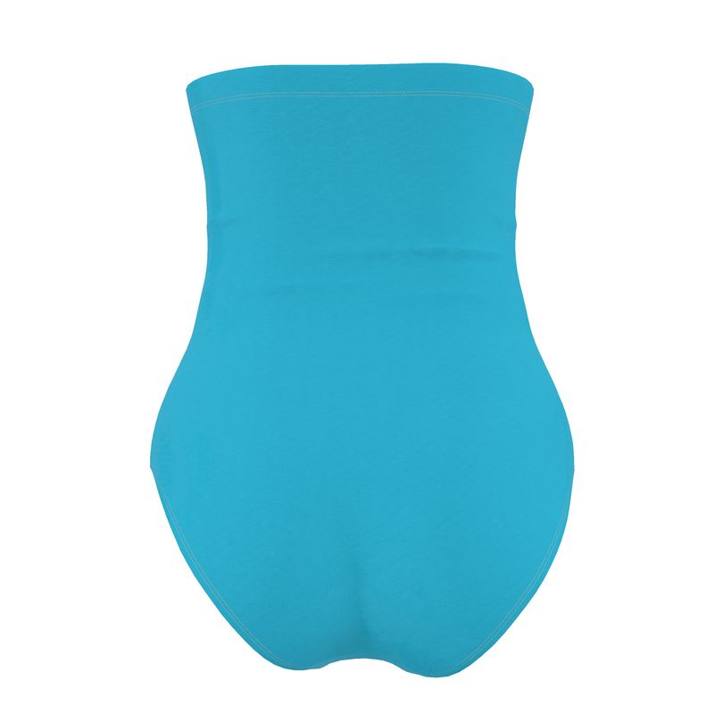 Summer Blue Strapless Swimsuit