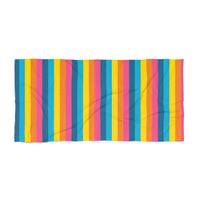 Summer Rainbow Beach Towel