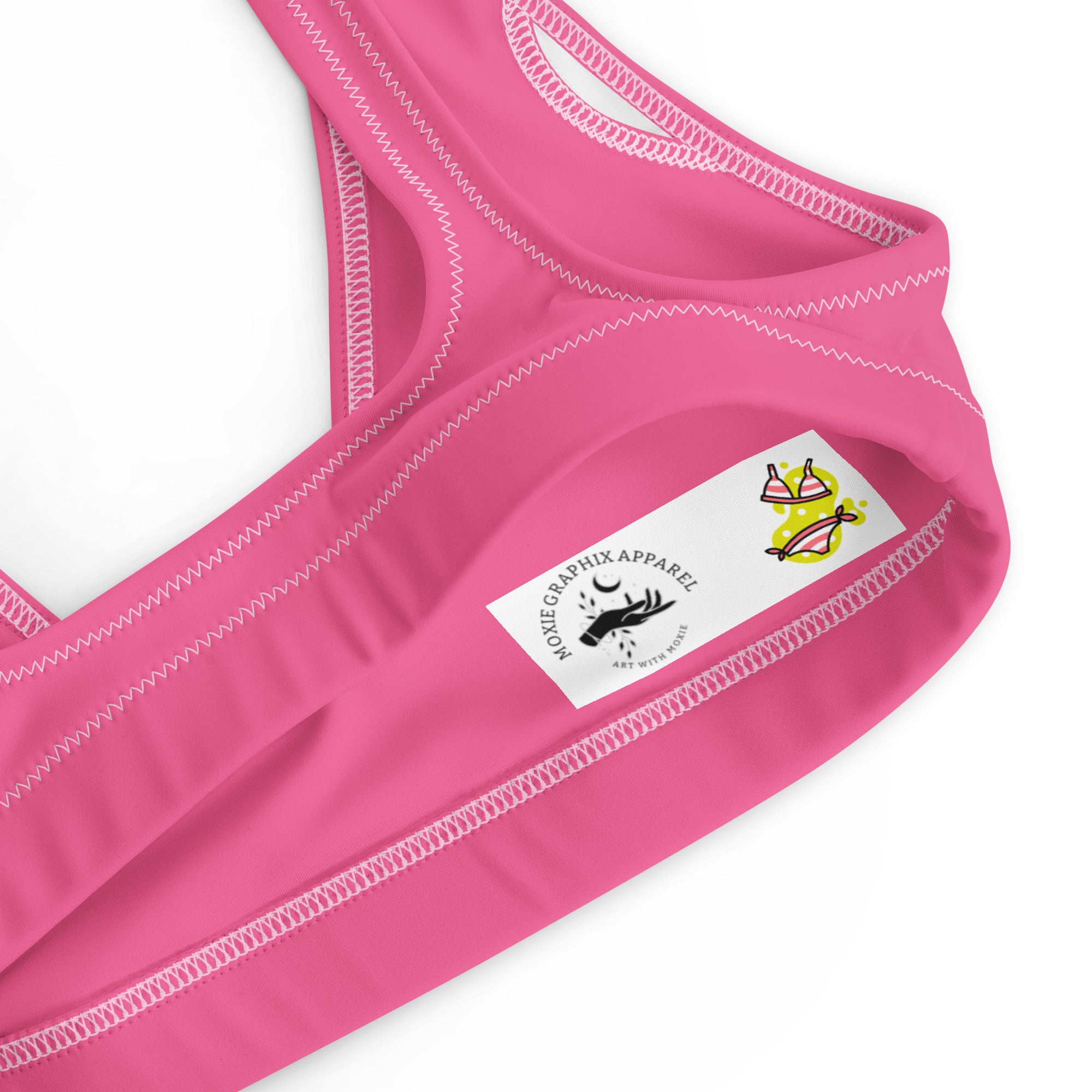 Summer Pink Recycled Padded Bikini Top