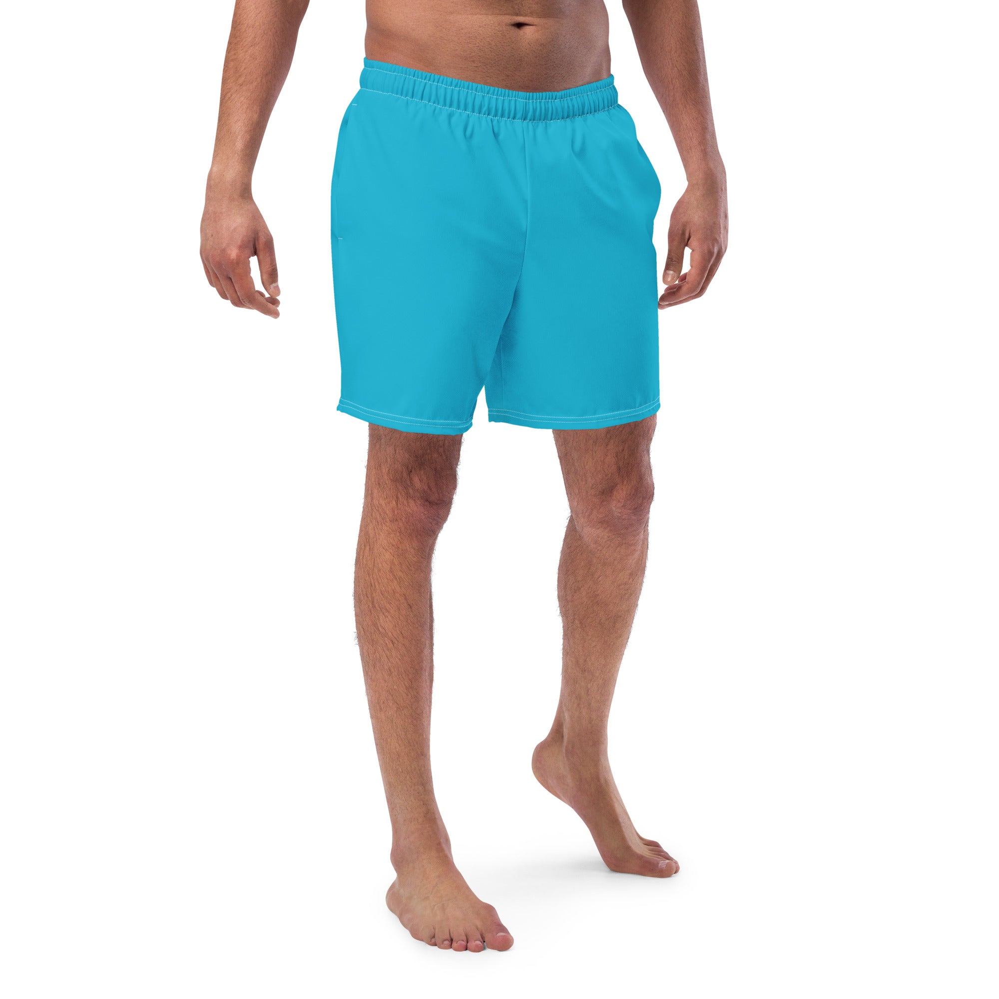 Summer Blue Recycled Swim Trunks