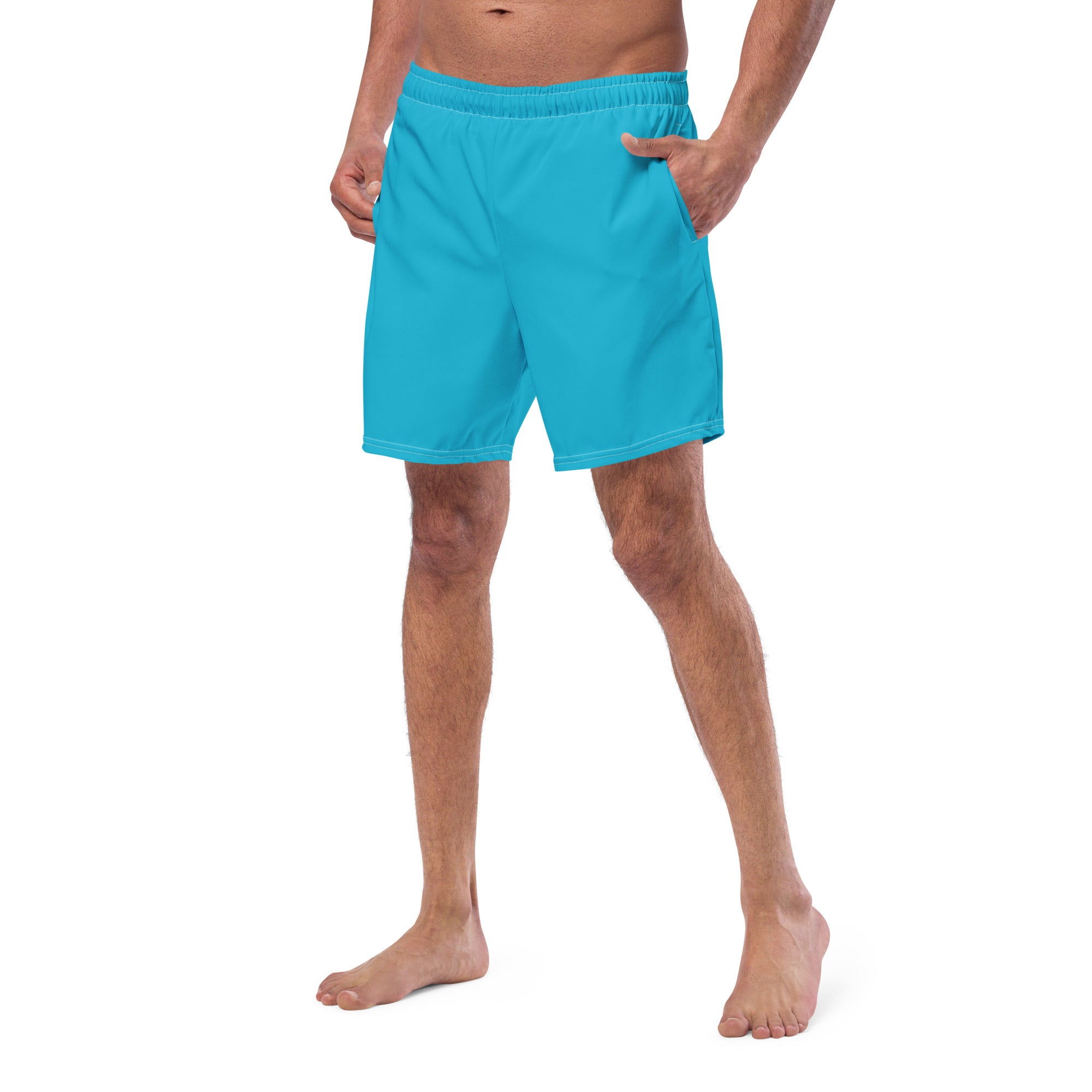 Summer Blue Recycled Swim Trunks