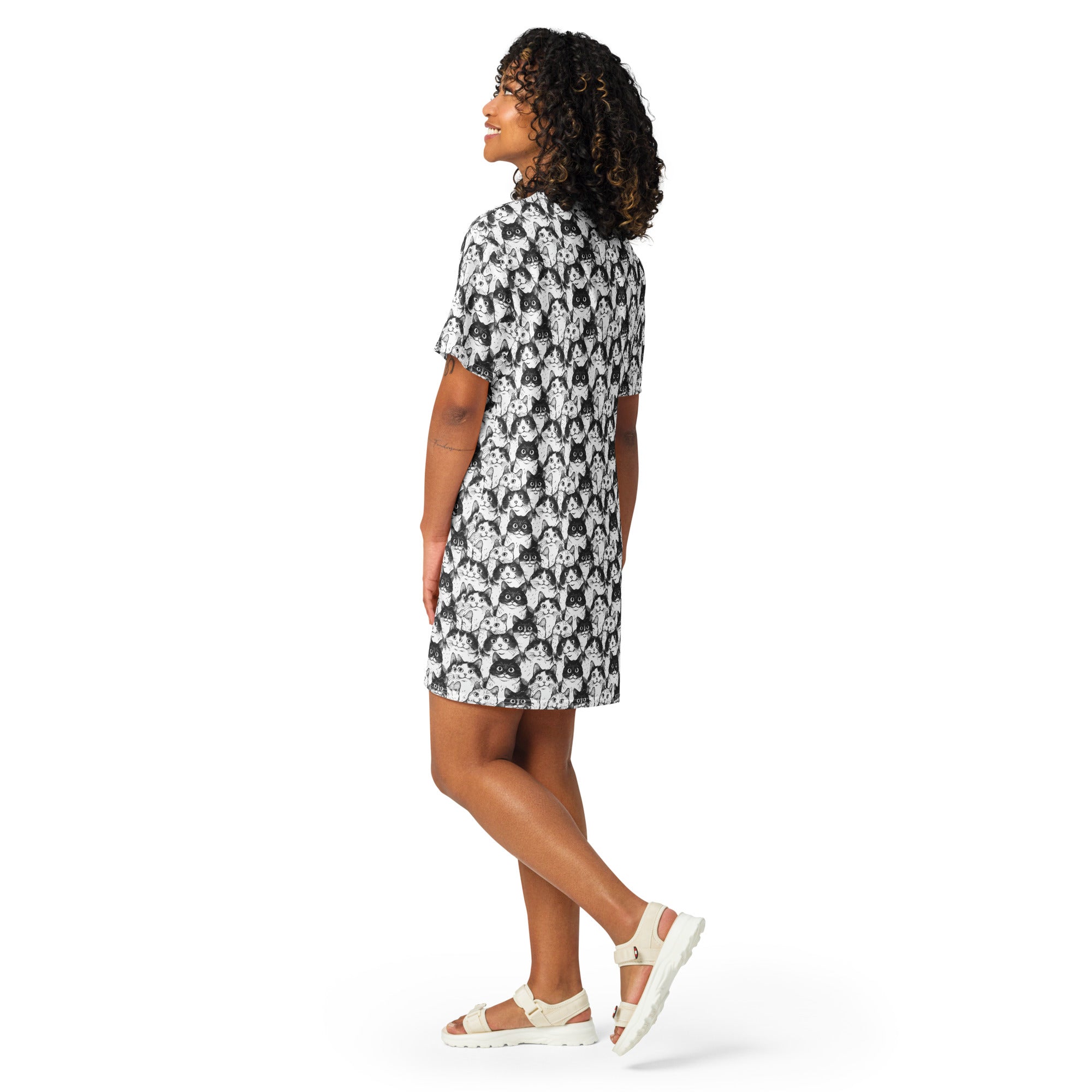 All the Cats T-shirt Dress