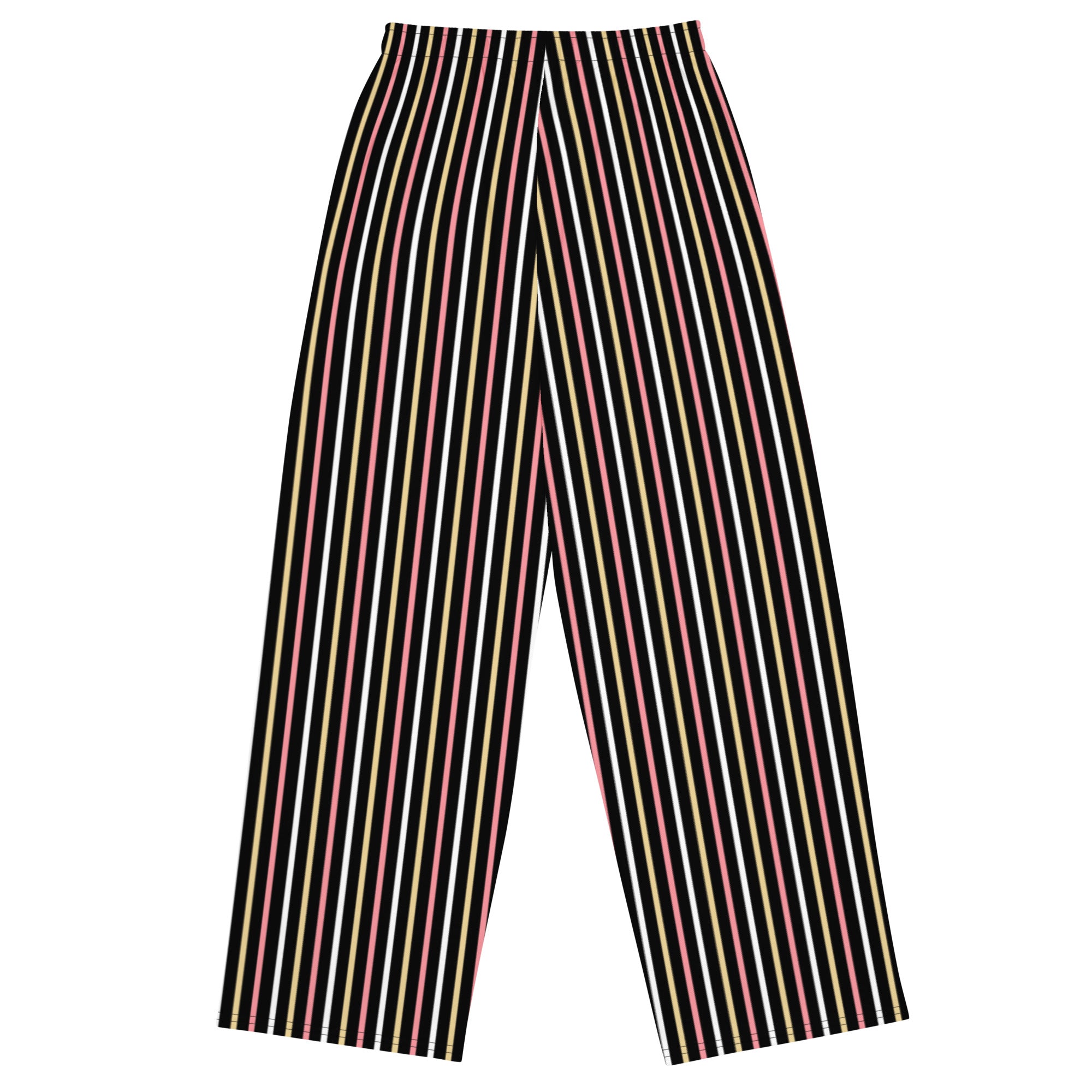 Spring Stripes Unisex Wide-leg Pants