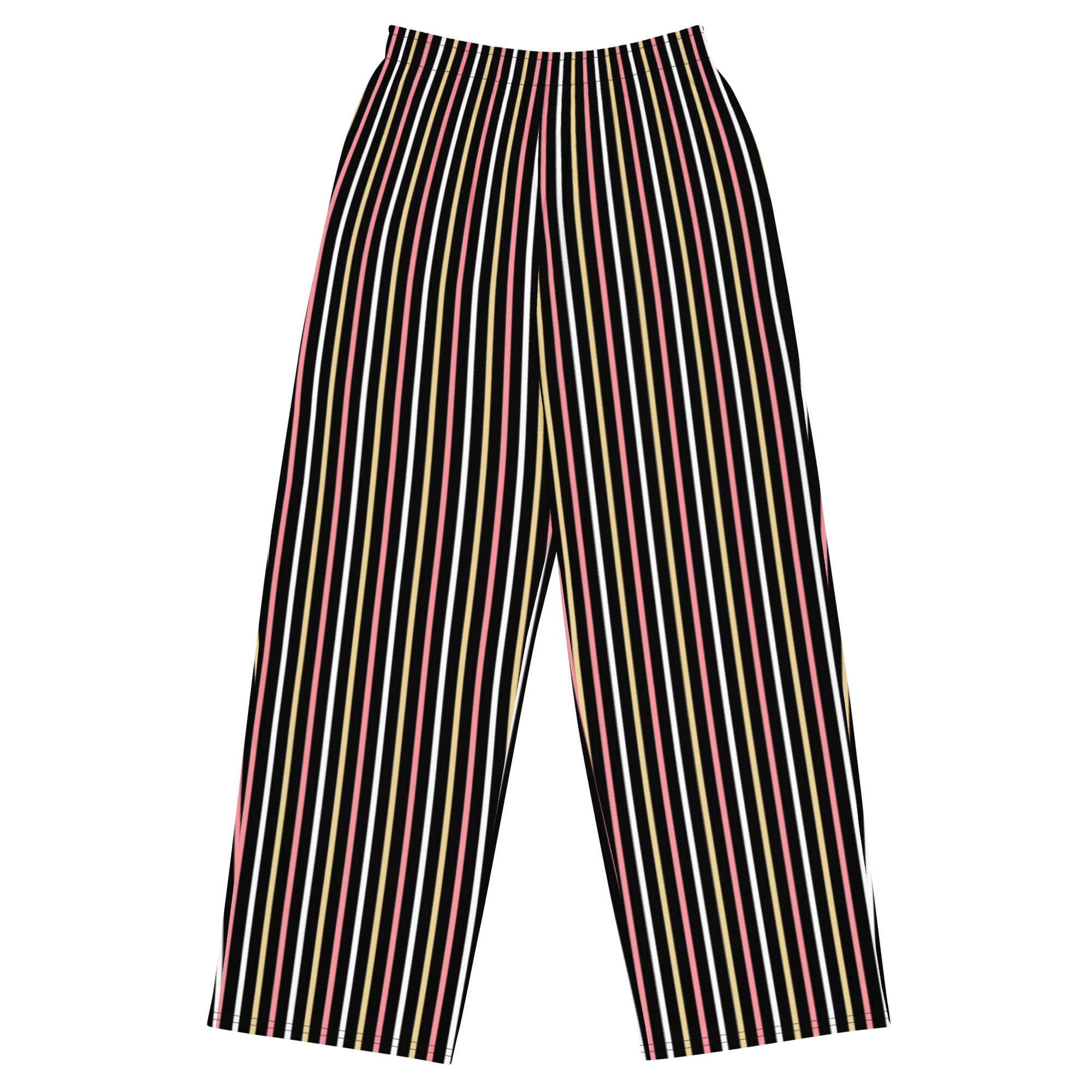 Spring Stripes Unisex Wide-leg Pants