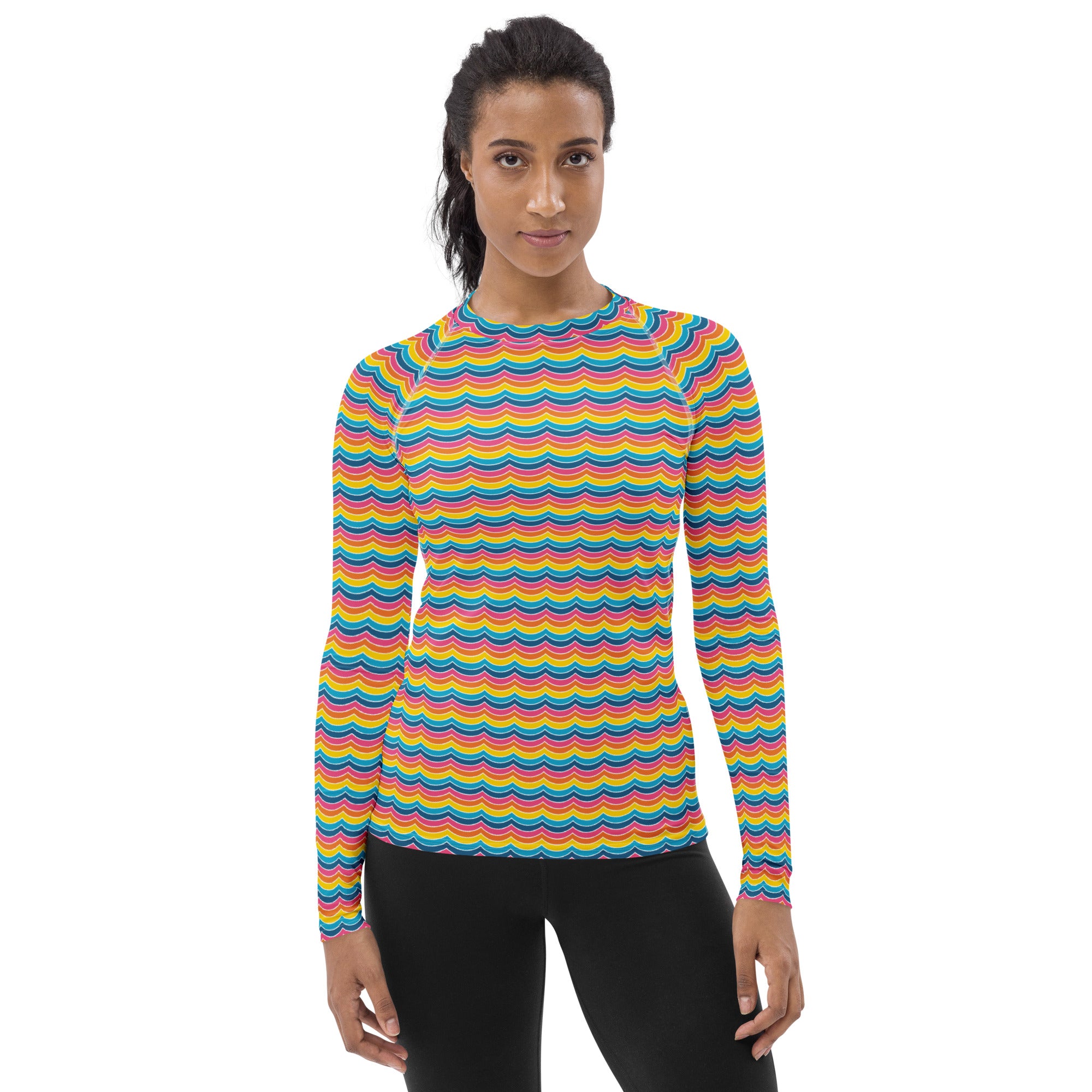 Summer Rainbow Rash Guard