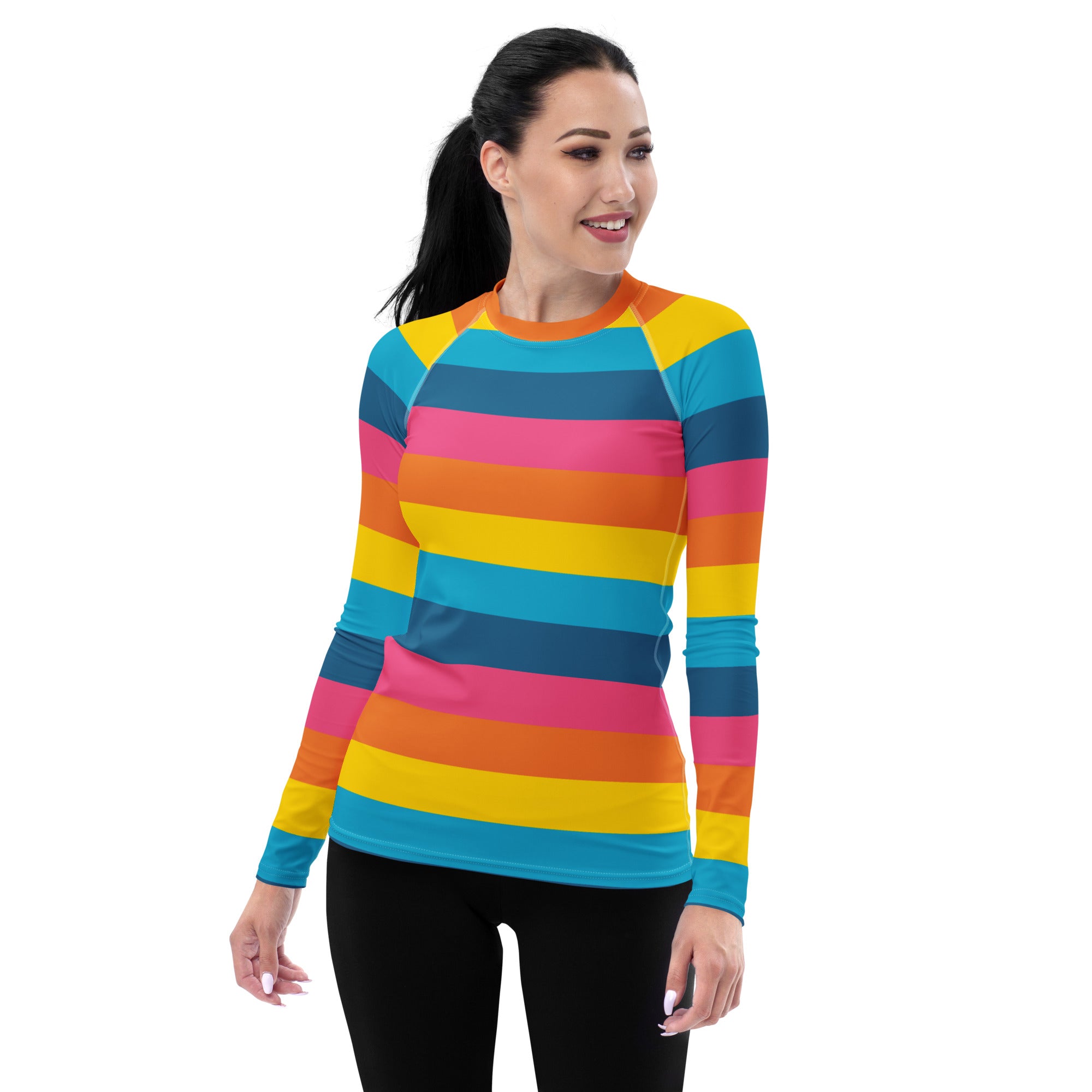 Summer Rainbow Rash Guard