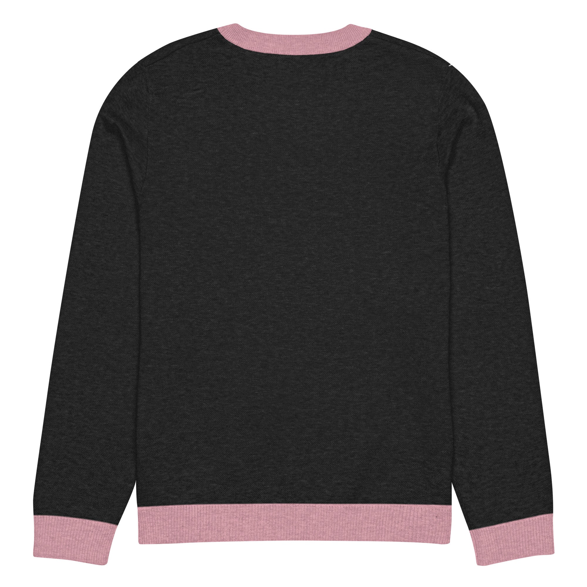 Pink Poodle Knitted Crew Neck Sweater