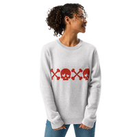 XO Skulls Knitted Crew Neck Sweater