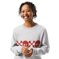 XO Skulls Knitted Crew Neck Sweater