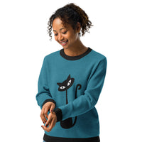 Atomic Cat Knitted Crew Neck Sweater