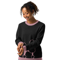 Pink Poodle Knitted Crew Neck Sweater