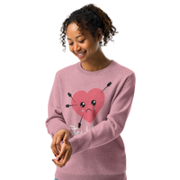 Stupid Cupid Knitted Crew Neck Sweater