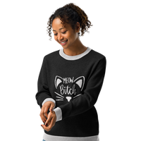 Meow B***h Knitted Crew Neck Sweater