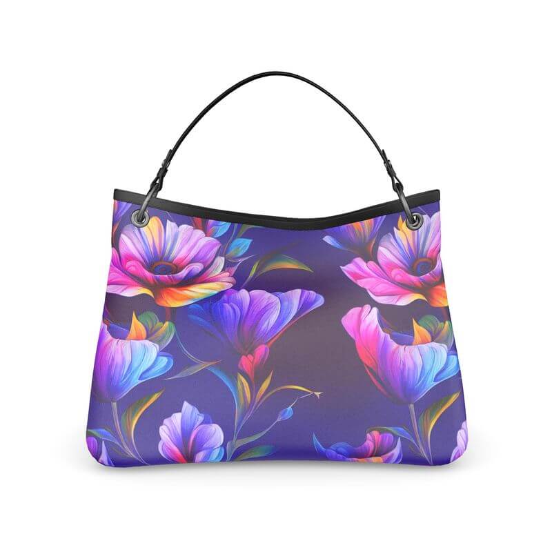 Purple Floral Slouch Bag - Talbot