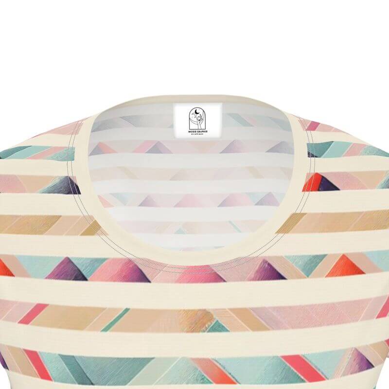 Abstract Boho Stripes Eco T-Shirt