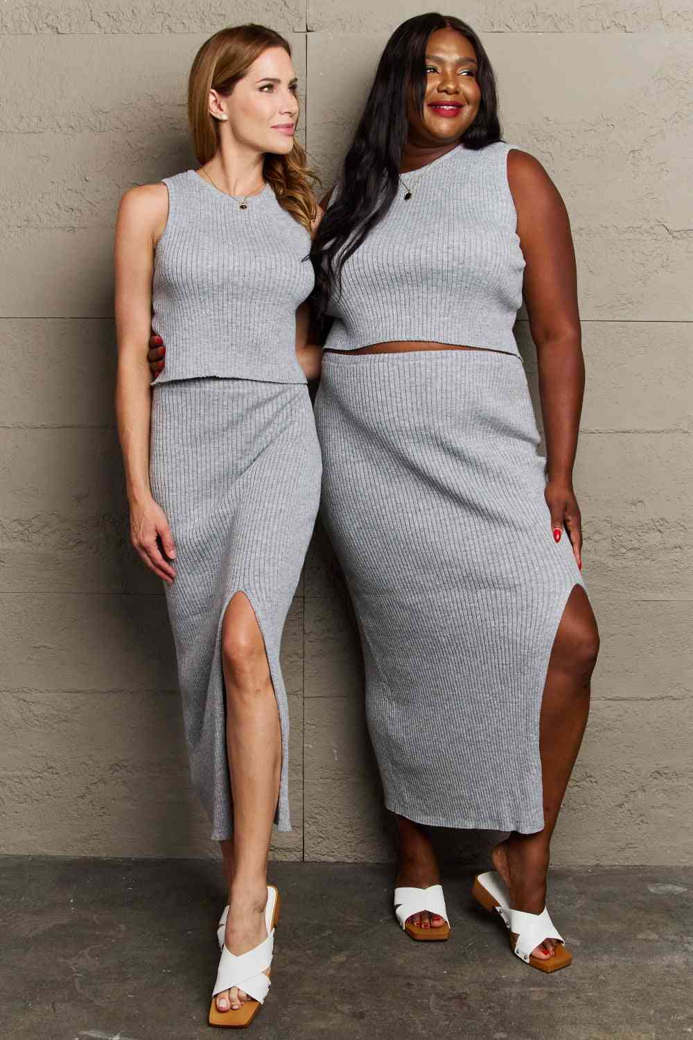 Sew In Love She's All That Fitted Two-Piece Skirt SetSew In Love She's All That Fitted Two-Piece Skirt Set: A Chic Ensemble