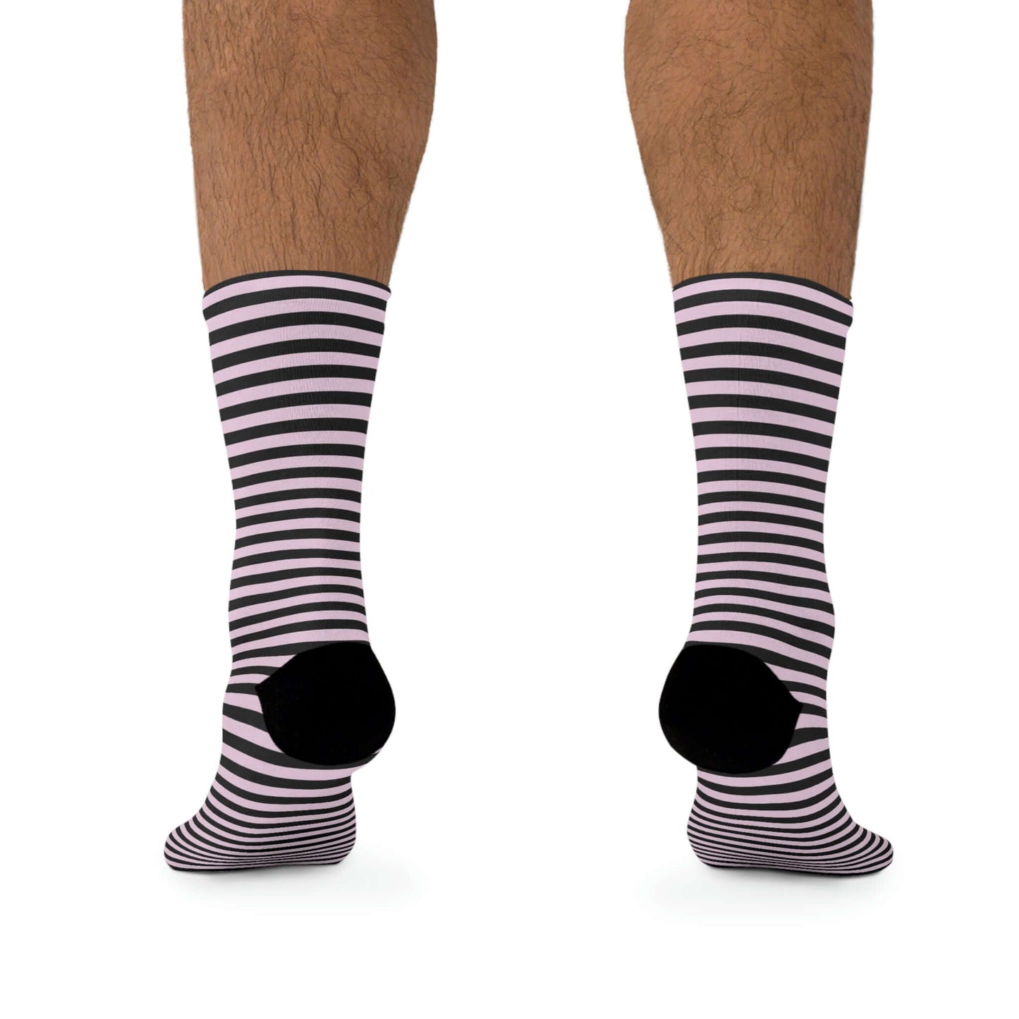 Pink Stripes Recycled Socks